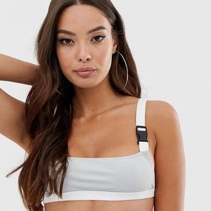 L Frankies Bikinis Buckle Up Bikini Top